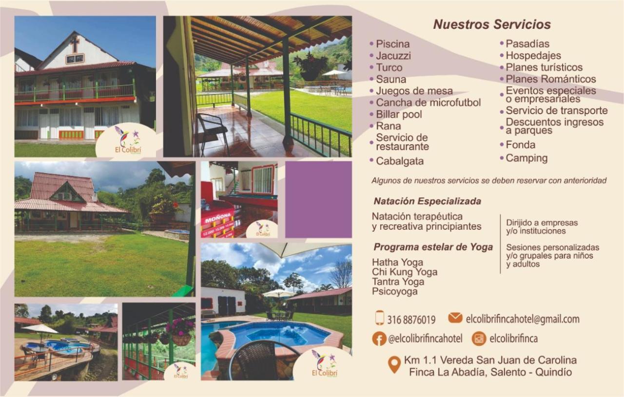 Ecohotel Colibri Salento Luna Park Екстер'єр фото